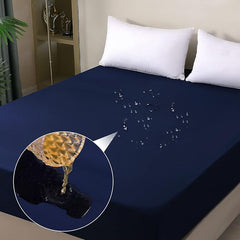 Blue King Mattress Protector