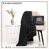 J. Premium Winter Shawl for Men-Black