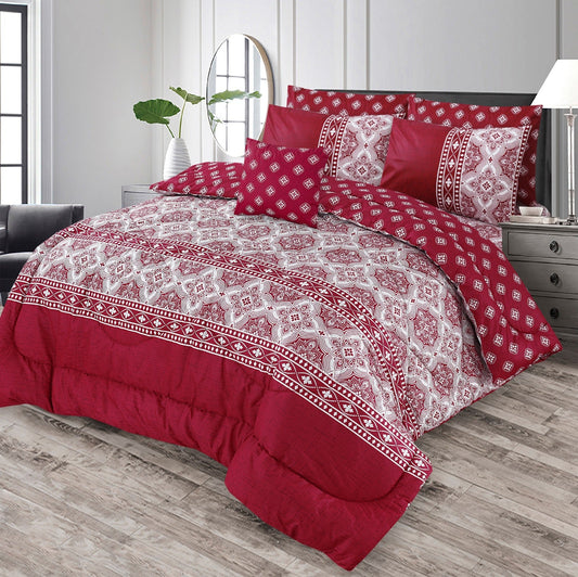 7 pcs Comforter Set(Design MZk-327)