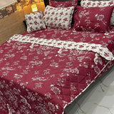 7pc printed comforter set