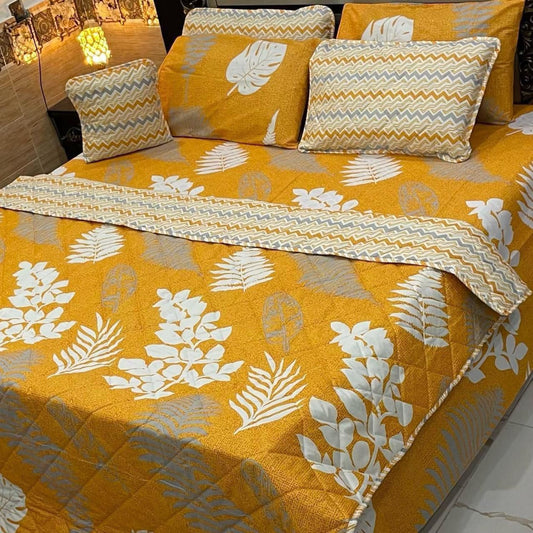 7pc printed comforter set