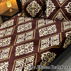 3pc fleece bedsheet