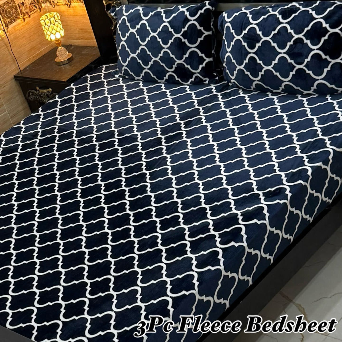 3pc fleece bedsheet