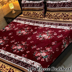 3pc fleece bedsheet