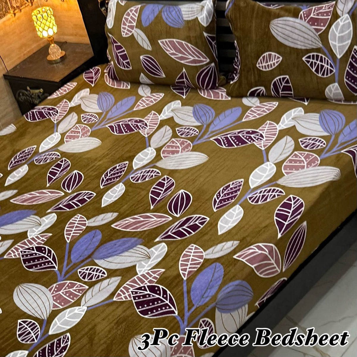 3pc fleece bedsheet