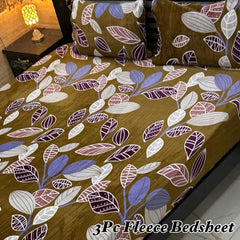 3pc fleece bedsheet