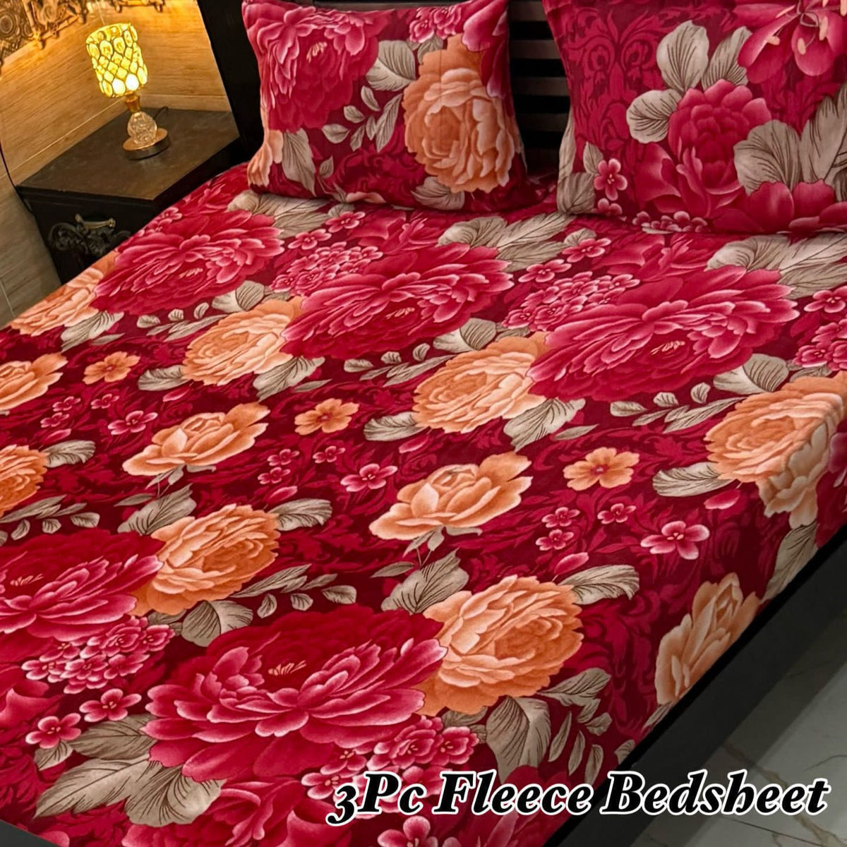 3pc Fleece Bedsheet