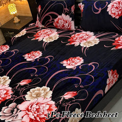 3pc Fleece Bedsheet
