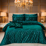 Luxury Texture Velvet Bedsheet