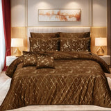 Luxury Texture Velvet Bedsheet